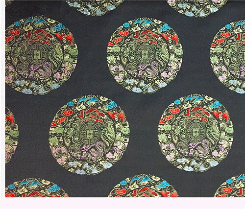 1 Yard chinois traditionnel soie brocart tissu Cheongsam vêtements Costume robe soie tache tissu: 5