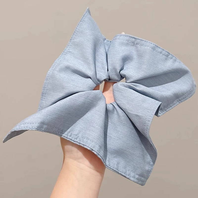 Elegante grande lenço quadrado círculo de cabelo para mulheres meninas elástico cetim hairbands laços de cabelo moda bandana acessórios para o cabelo