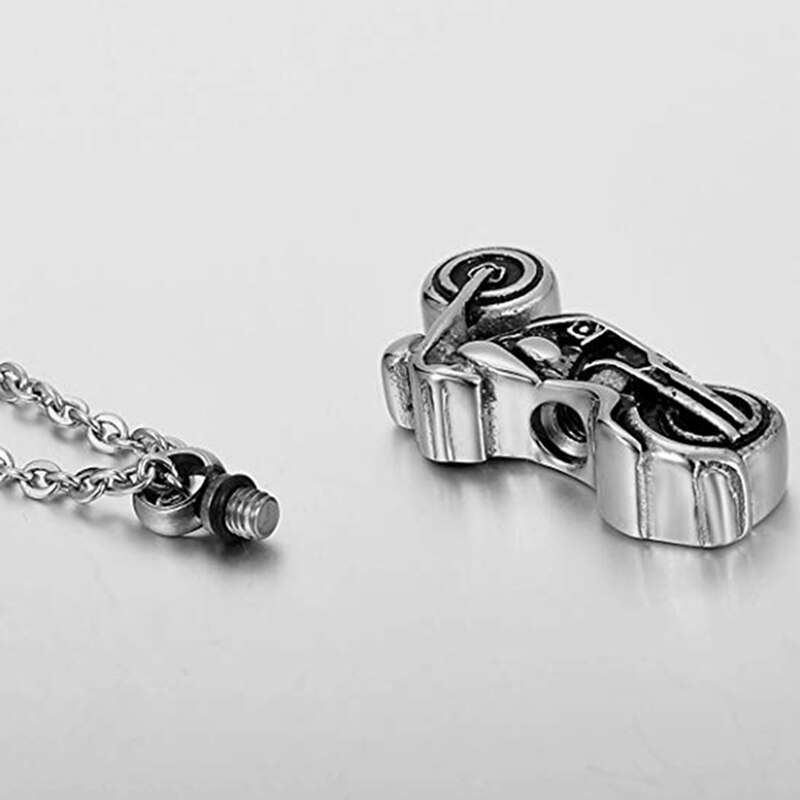 Cool Aandenken Urn Motorfiets Hanger Gedenkteken As Urn Ketting Aandenken Ketting Sieraden Voor Man Jongen Vrouwen