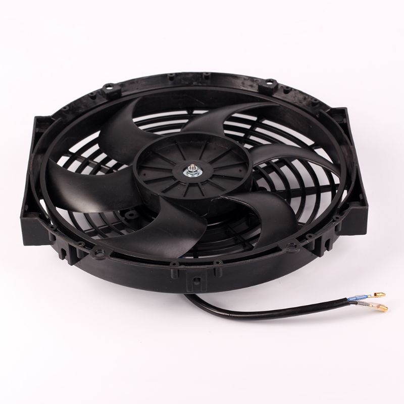 Ventilador de radiador Universal para coche de 10 pulgadas, 12 pulgadas y 14 pulgadas, ventilador de refrigeración de motor eléctrico de 12V 87HE