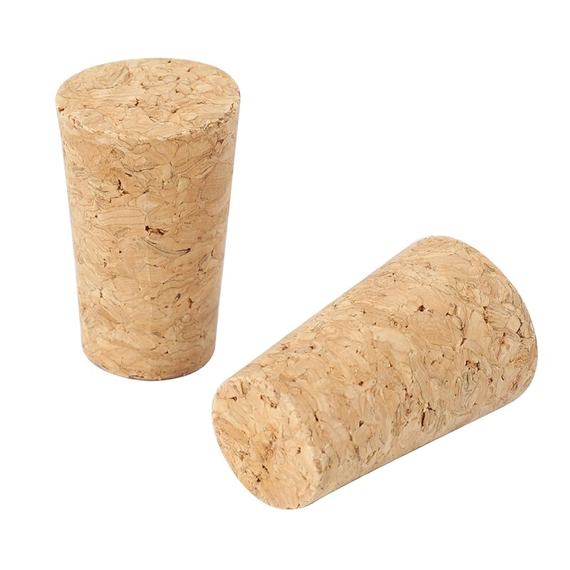 20 Teile/los Natürliche Holz Korken Wein Stopper Holz Flasche Stopper Kegel Typ Wein Flasche Korken Stecker Abdichtung Kappe Bahre Flasche korken