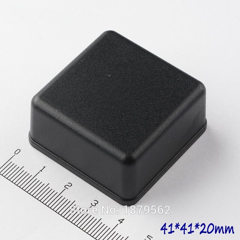 [2 colors] 41*41*20mm small plastic electronic project box housing DIY desktop enclosure instrument junction box switch case