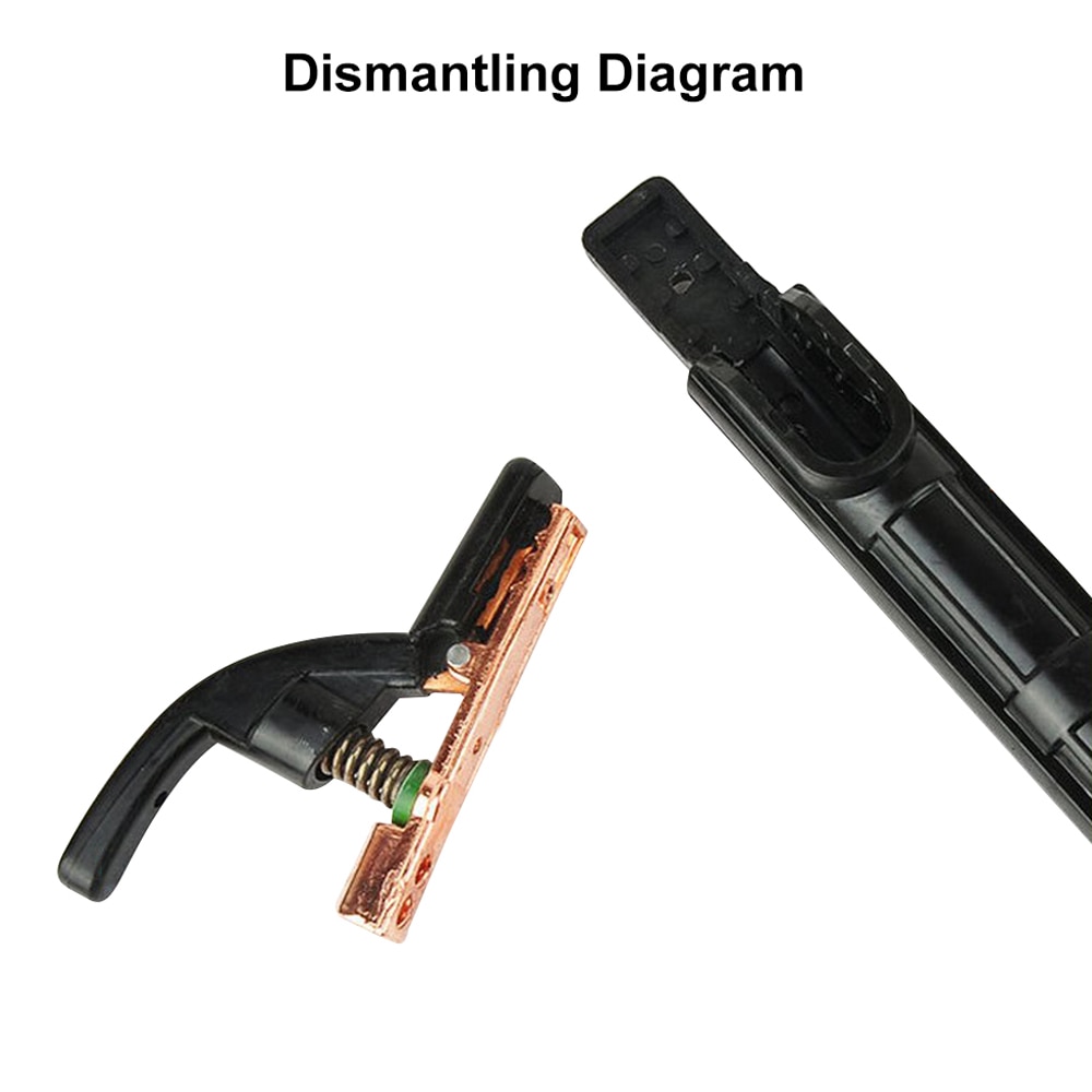 300A Welding Electrode Holder Stick Welding Rod Copper Mini Cable Welding Rod Non-slip Handle Clamp Welding Tools