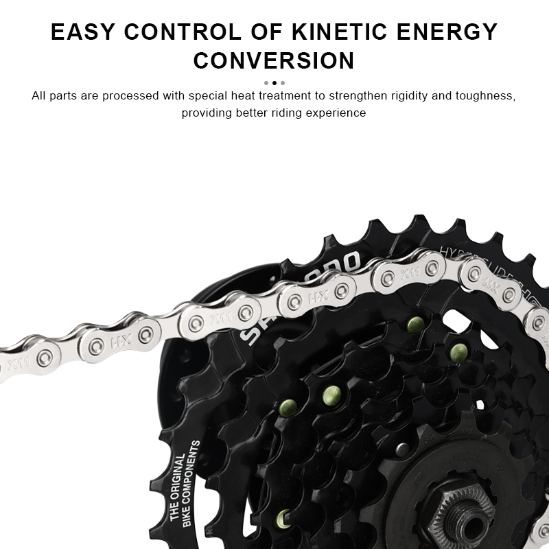 RIDERACE Catena per bicicletta ultraleggera 116L 8 9 10 11 12 velocità Argento Oro per ciclismo su strada montagna MTB bicicletta Catene a maglie variabili