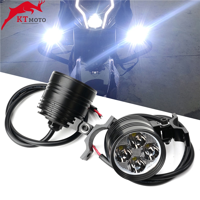 Voor Ktm Adventure 990 1050 1090 1190 1290 Super Adventure Wit Motorfiets Koplampen Extra Lamp 12V Led Spot Hoofd lichten