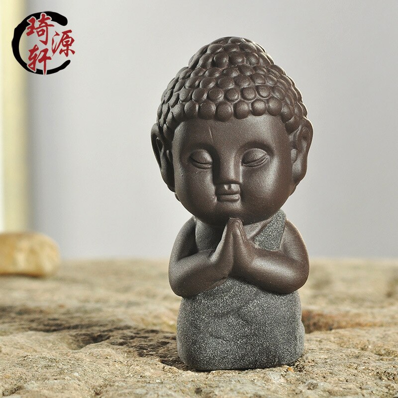 Vidar Zisha Thee Huisdieren Tathagata Boeddhabeeld Zitten En Thee Huisdieren Little Buddha Little Tathagata Zisha Thee Huisdieren: C