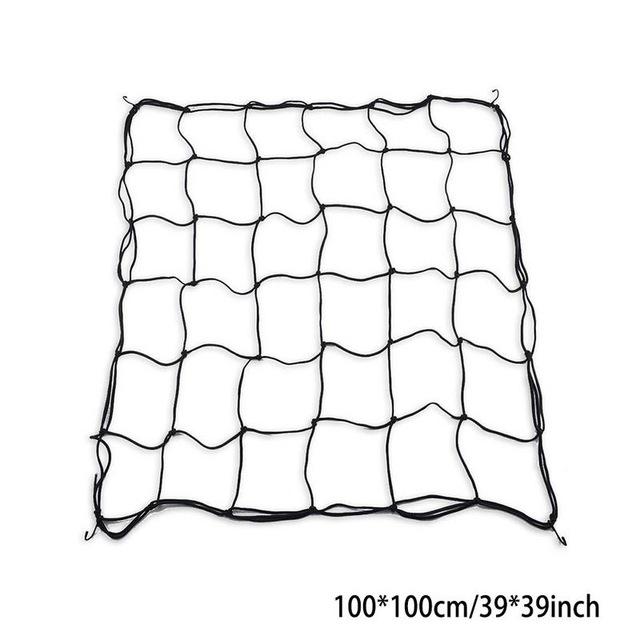 21 net espalier elastisk espalieret med 4 stålkroge til voksetelte have til plantedyrkning i plantetelte: 100 x 100cm