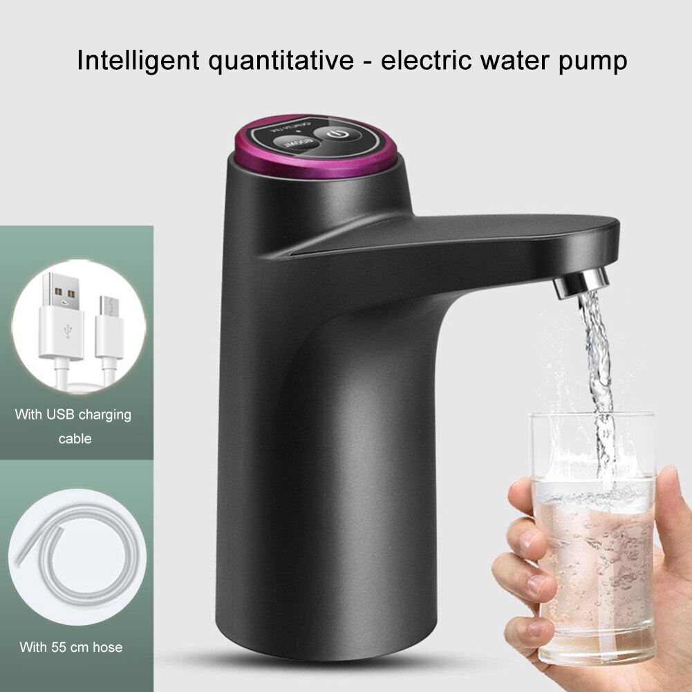 Water Pump Automatic Water Dispenser USB Charging Electric Gallon Drinking Bottle Touch Control Switch for Kitchen Supplies