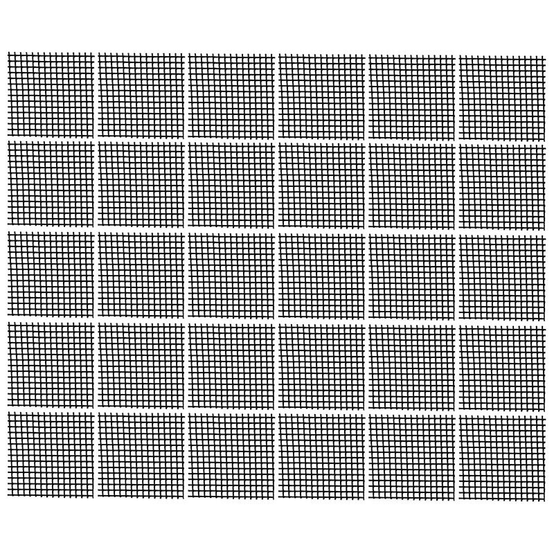 30Stck Kunststoff Blumentopf See Gittergewebe Pad Bonsai Boden Netz matt, 2x2 Zoll: Ursprünglich Titel