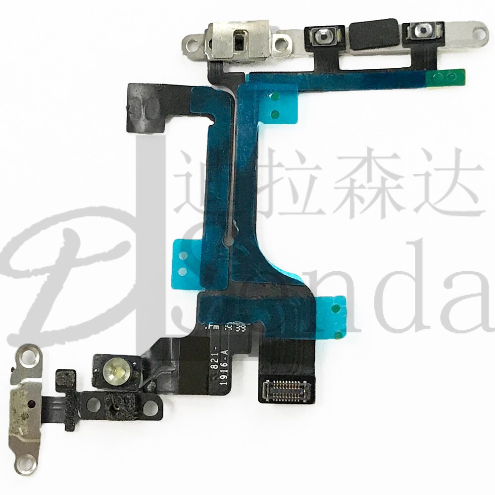 Aan/uit-knop spraakbediening repwwwair onderdelen voor iphone se /5/5c/5s/6/6p/6s/6sp/7/7p/8/8p