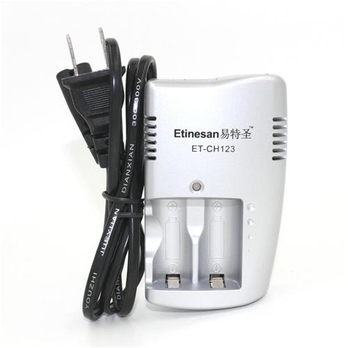 ETINESAN 16340, cargadores de baterías CR123A, cargadores de baterías de litio directos, compatibles con baterías de litio, de enchufe europeo de EE. UU.