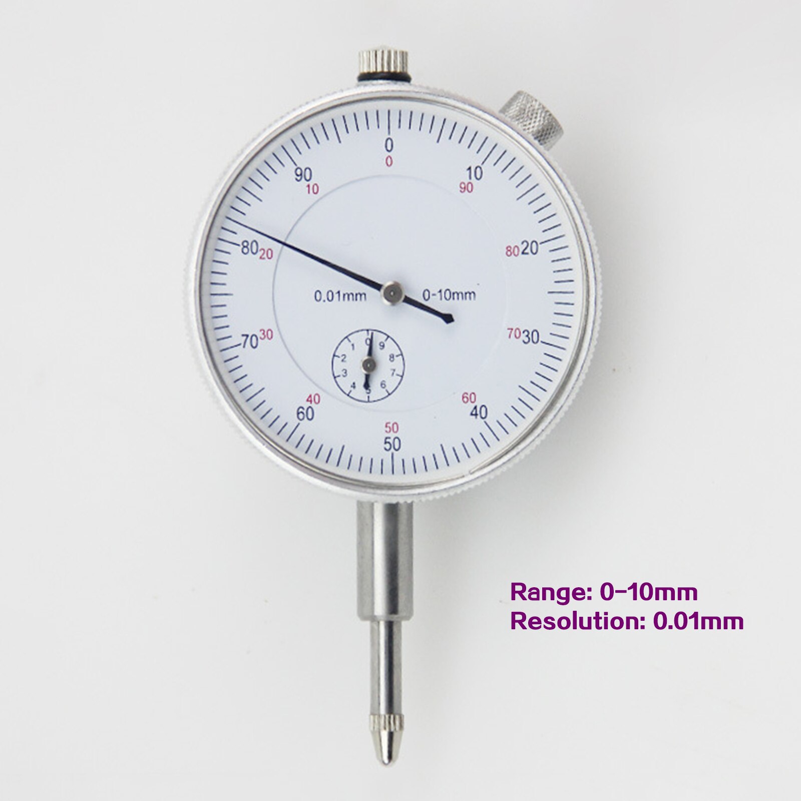 Mechanical Dial Indicator Gadget 0-10mm Tool Scale Precision Indicators Rustproof Measuring Tools Universal