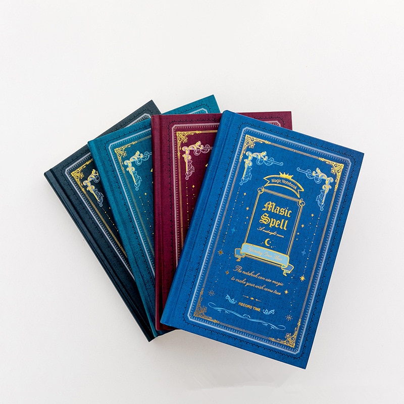 "Magic Spells ver2" Hard Cover Big Diary Vintage Beautiful Journal Business Study Notebook Stationery