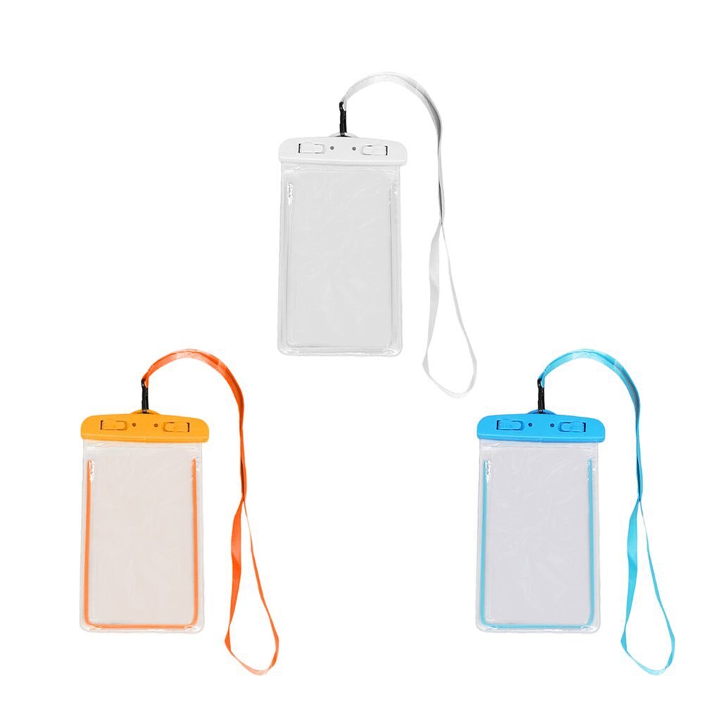Waterdichte pvc zwemtas waterdichte mobiele telefoonhoes droge tas universele duik- en drifttassen