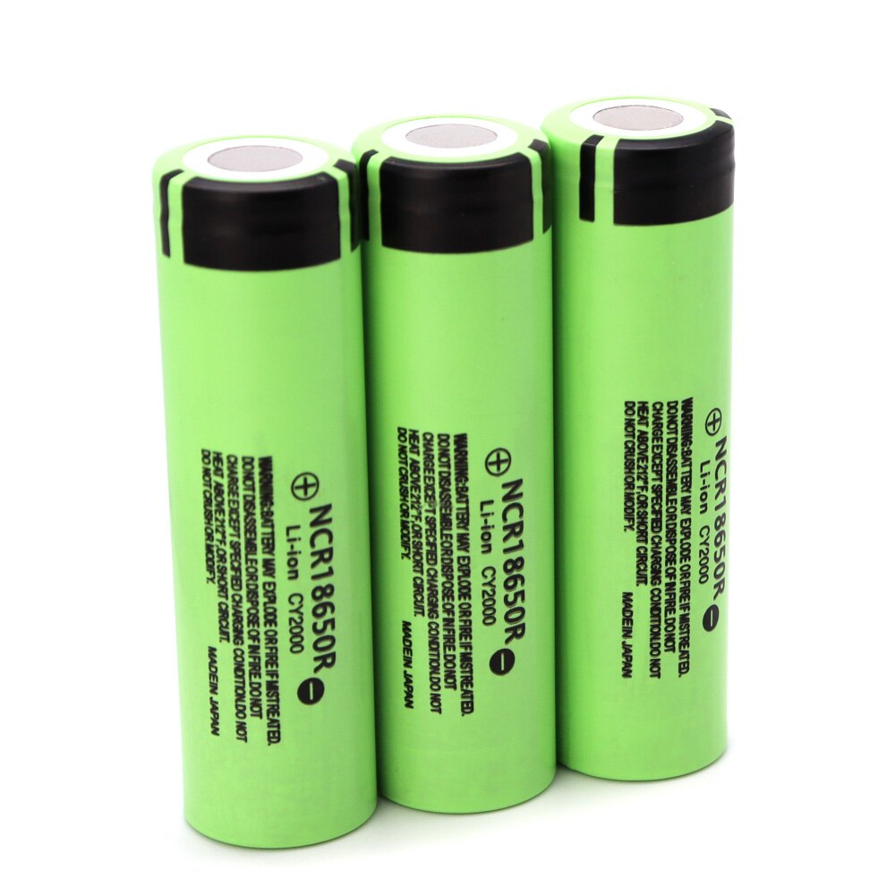 100% Original NCR18650R 3.7 v 2000mah 18650 Li-ion Lithium Rechargeable Batteries