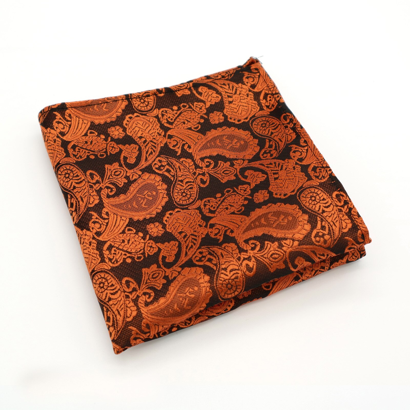 Mens 100% Silk Handkerchief Plaids Paisley Polka Dots Pocket Squares For Suits Jackets Wedding Party pick from 20 Patterns: F009 PAISLEY