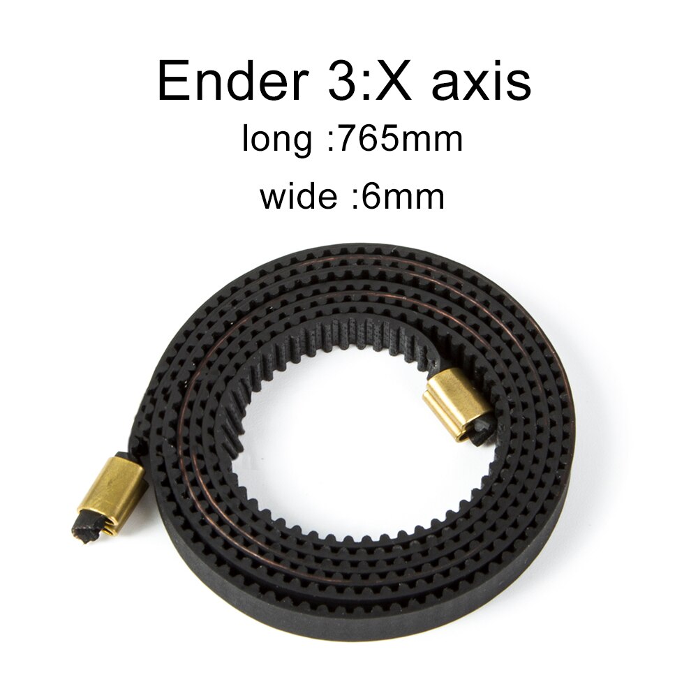 Creality 3D Ender-3/Ender-3 Pro GT2-6mm Distributieriem X-as En Y-as Voor Ender-3/Ender-3 Pro Printer timing Riem Accessoires