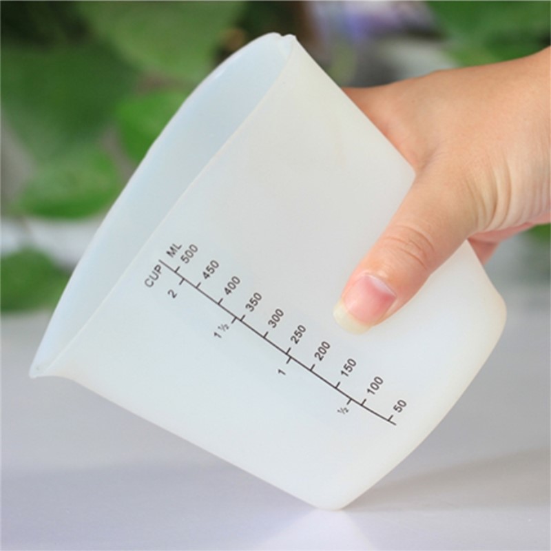 Silicone Measuring Cup Tea Coffee Cups Kitchen Scales Baking Tools Cake Pizza Biscuit Pastry Making Accessories Kitchen Gadgets