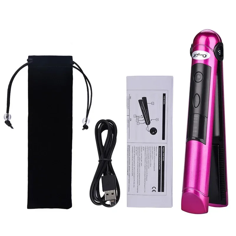 USB Oplaadbare Professionele Haar Krultang 2 IN 1 Twist Draagbare Stijltang & Krultang Platte Haar Styler Styling Tool