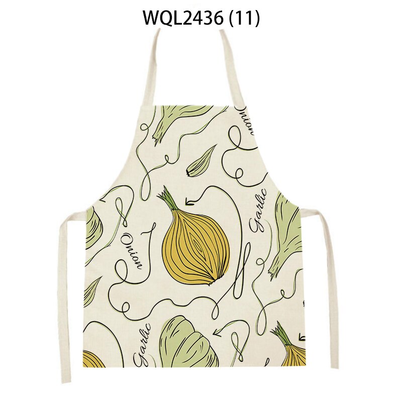 Fresh Vegetables Tomatoes Carrots Adult Kids Bib Family Cooking Bakery Shop Cleaning Apron Kitchen Accessories 68*55 Cm Delantal