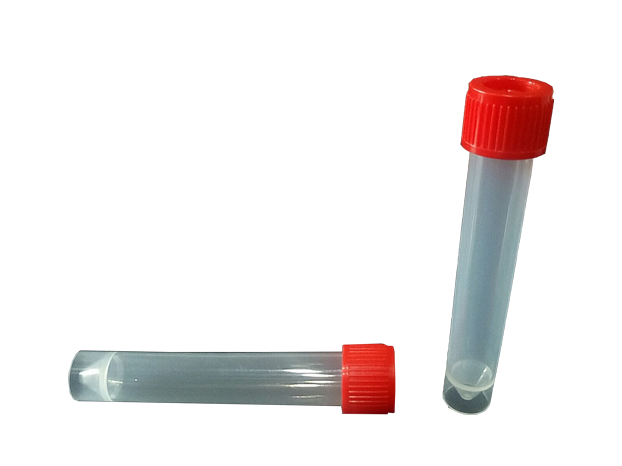 Disposable sampling tube (tube + lid)