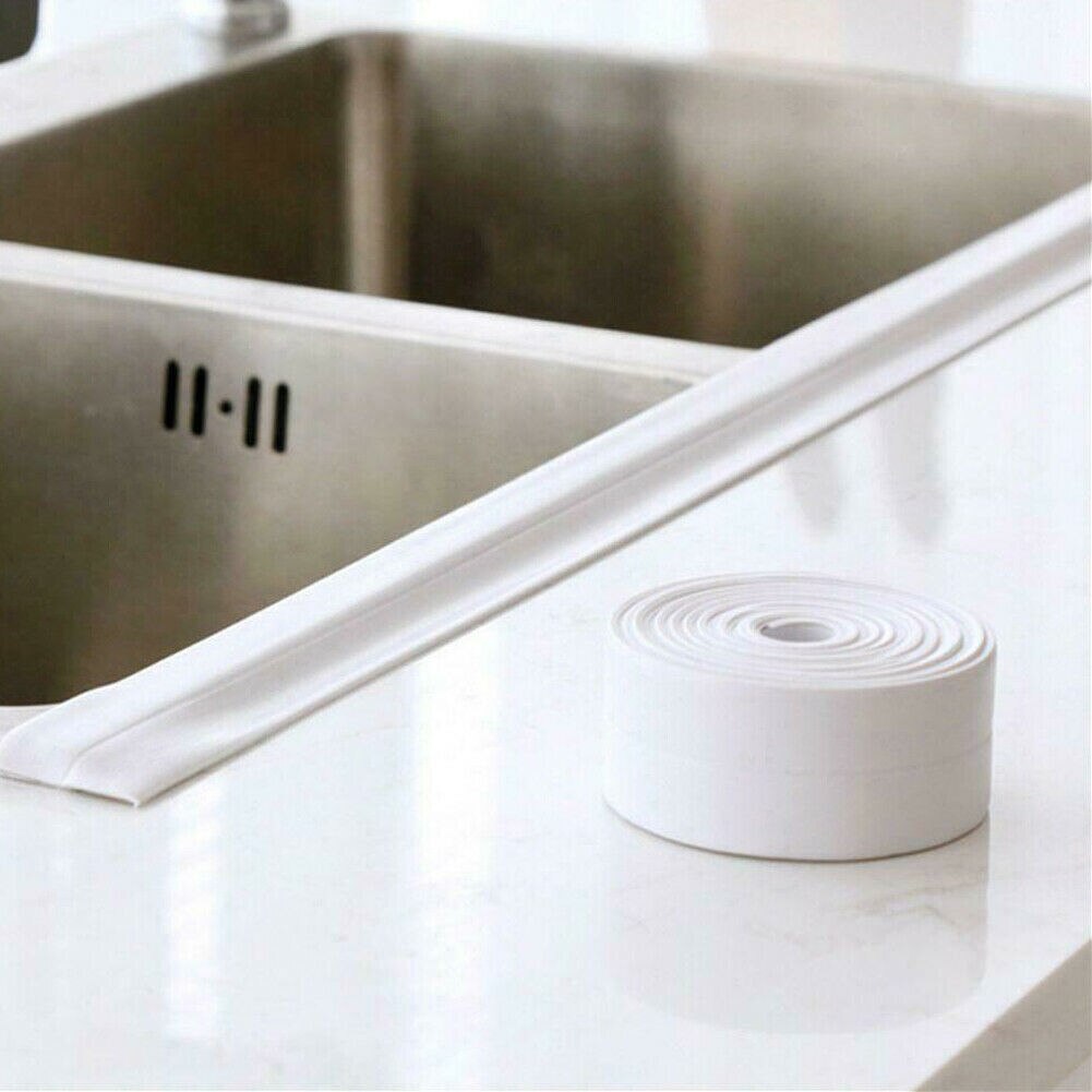Waterproof Kitchen Sealing Strip Self Adhesive Anti-moisture PVC Sealant Tape For Bath Wall Basin Sink Edge