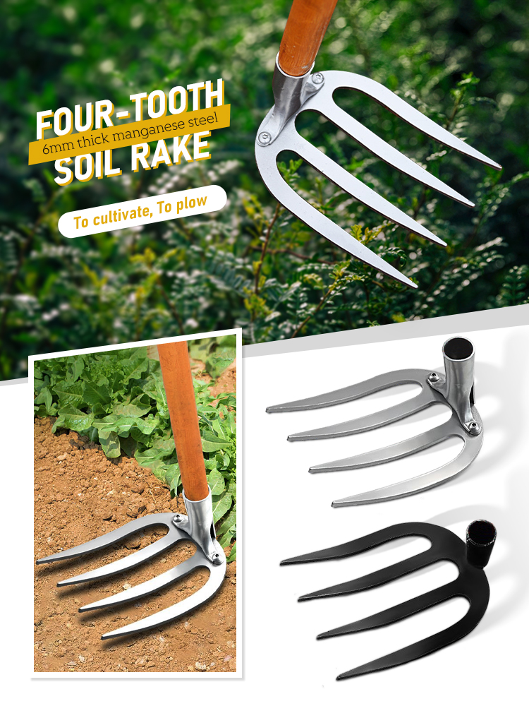 Ferro De Jardinagem Enxada, Ancinho De Erva Daninha, Ferramentas Agrícolas, Grading Loosening Solo Artefato, Harrow Ferramenta Agrícola, Dropshipping