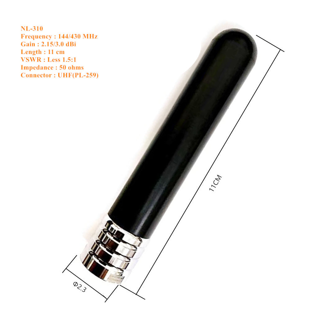 100% オリジナル名古屋NL-310 136から174mhzの400から480mhzのデュアルバンド携帯双方向ラジオ/車ラジオ3.0dBi 100ワットNL-310