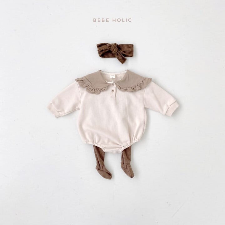 Babykleidung für mädchen mit großem revers, einfarbiger babybody aus baumwolle, langarm-Baby-jungen-strampler