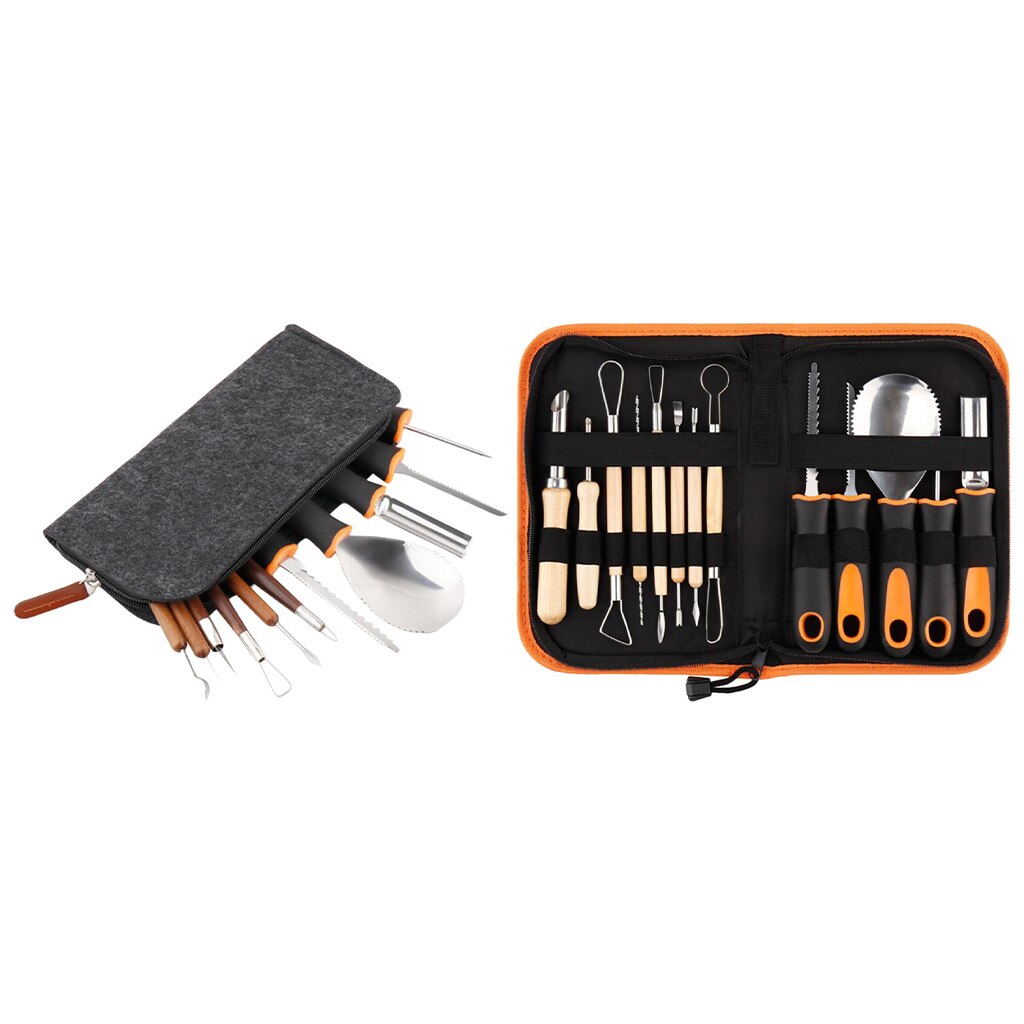 Halloween Pumpkin Carving Tool Stainless Steel Carve Art Knives Set Accessories Halloween Decoration