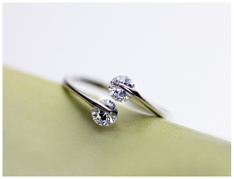 Zomer Strand Open Kristal Kralen Ringen Voor Vrouwen Meisjes Verstelbare Finger Ring Charm Sieraden