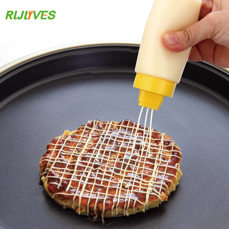 1 Stück Salatdressing Flasche Kunststoff quetschen Würze Spender Für Soße Ketchup Essig Öl Saucen Dressing Flasche