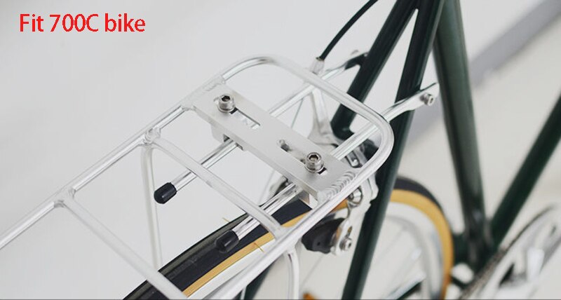 700C bike Carrier road Bike Rack Quick Release Luggage Seat Post Rear Cargo Racks retro aluminum alloy fixie bike Carrier Holder