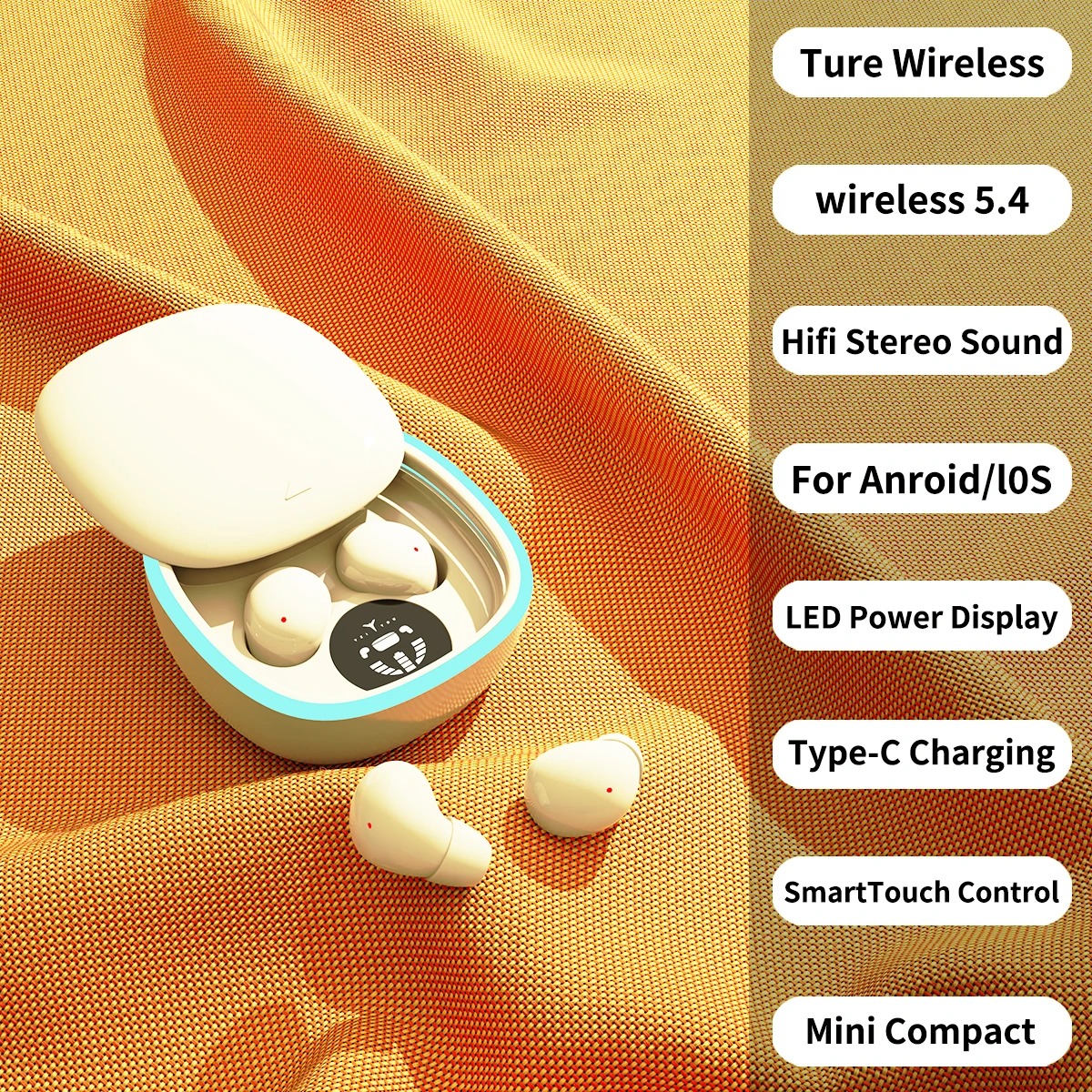 Neue Mini13-N Ultra Kleine Mini Unsichtbare Drahtlose Bluetooth Kopfhörer in Ohr Schlaf Ohrhörer Lärm die Ermäßigung Spiel Anruf Kopfhörer: Rot