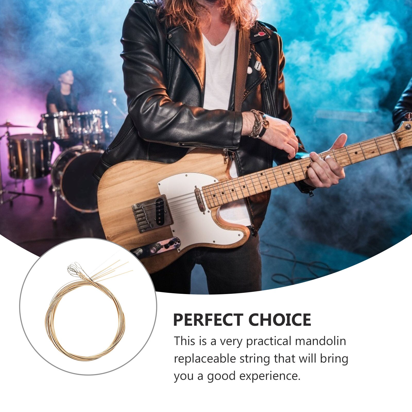 8 Stuks Professionele Mandoline Vervanging Strings Praktische Mandoline Snaren