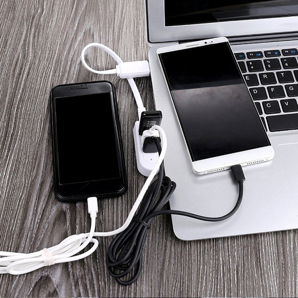Usb-splitter 3 usb-multifunctioneel 3a- opladerconverter verlengsnoer uitbreiding multi-poort hub hub