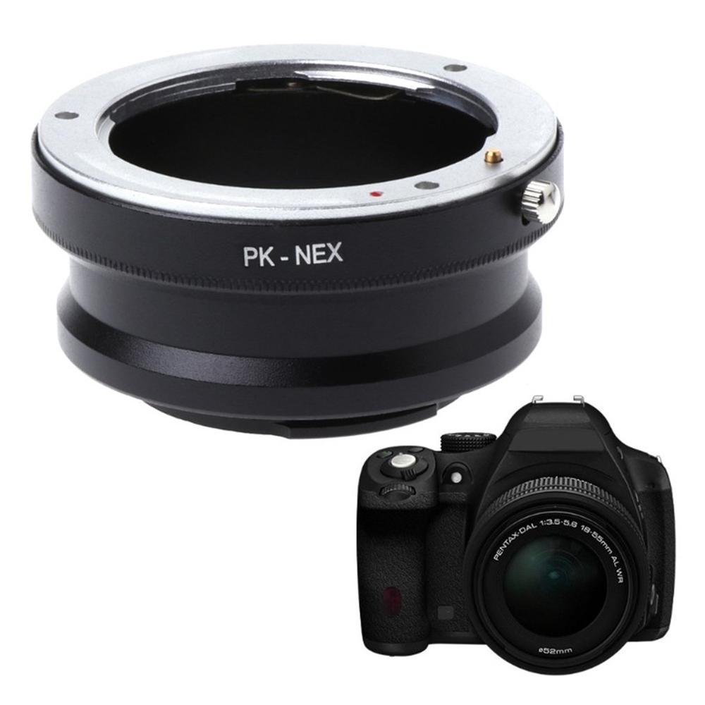 PK-NEX Adapter Digital Ring Camera Lens Adapter for Pentax PK K-mount Lens for Sony NEX E-Mount Cameras