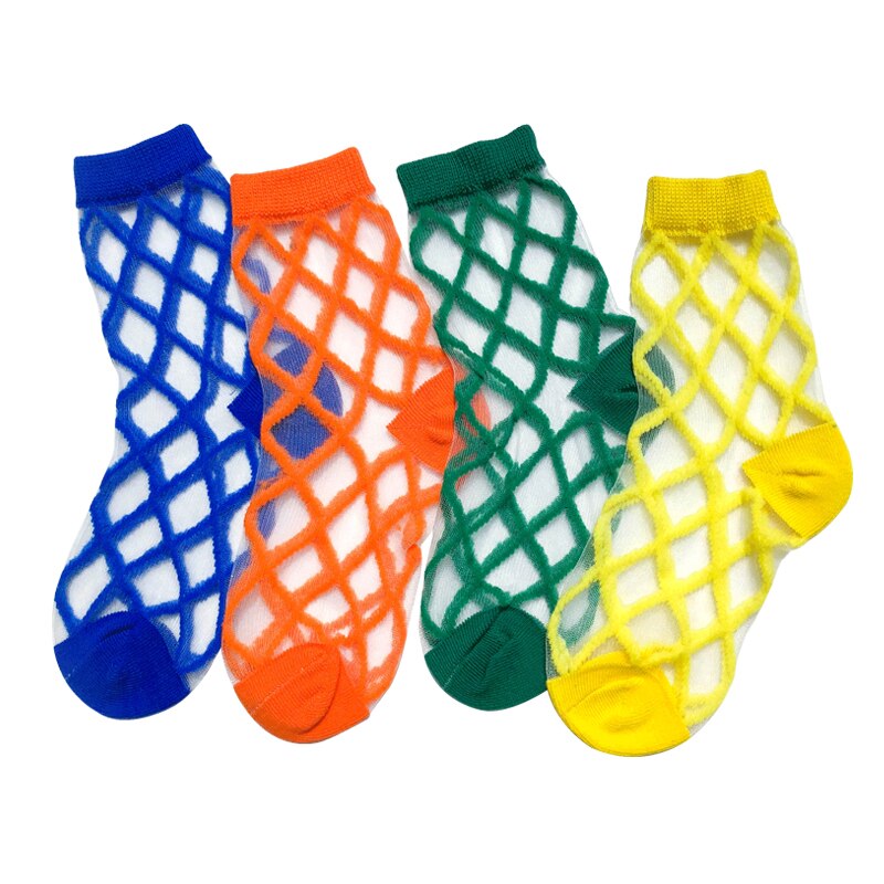 Kristall socken kinder Kurze baumwolle Weiche baby sommer socken für mädchen jungen Atmungs dünne 1-8 jahre kinder gitter socken
