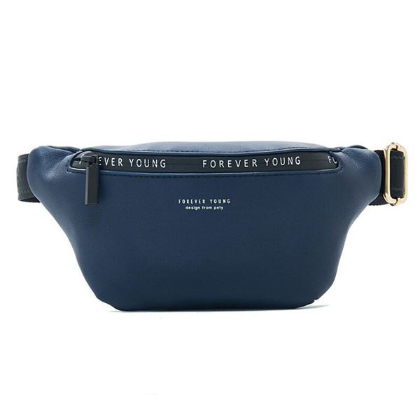 Vento Marea Frauen Taille Tasche Leder Männer fanny Packungen Gelb Mädchen Gürtel Brust Tasche Kissen Kleine Weibliche Reise beutel: tief Blau Tasche