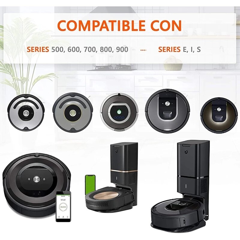 Stevige Banden Onderdelen Vervanging Voor Irobot Roomba 500 600 700 800 900 Serie I7 S9 Stofzuiger Accessoires