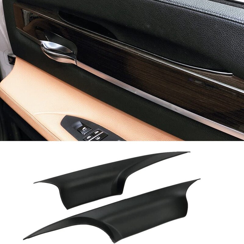 for F01 F02 7-Series Door Pull Handle Covers,Left Front and Right Front Door Handle Carrier Trim Cover Kit