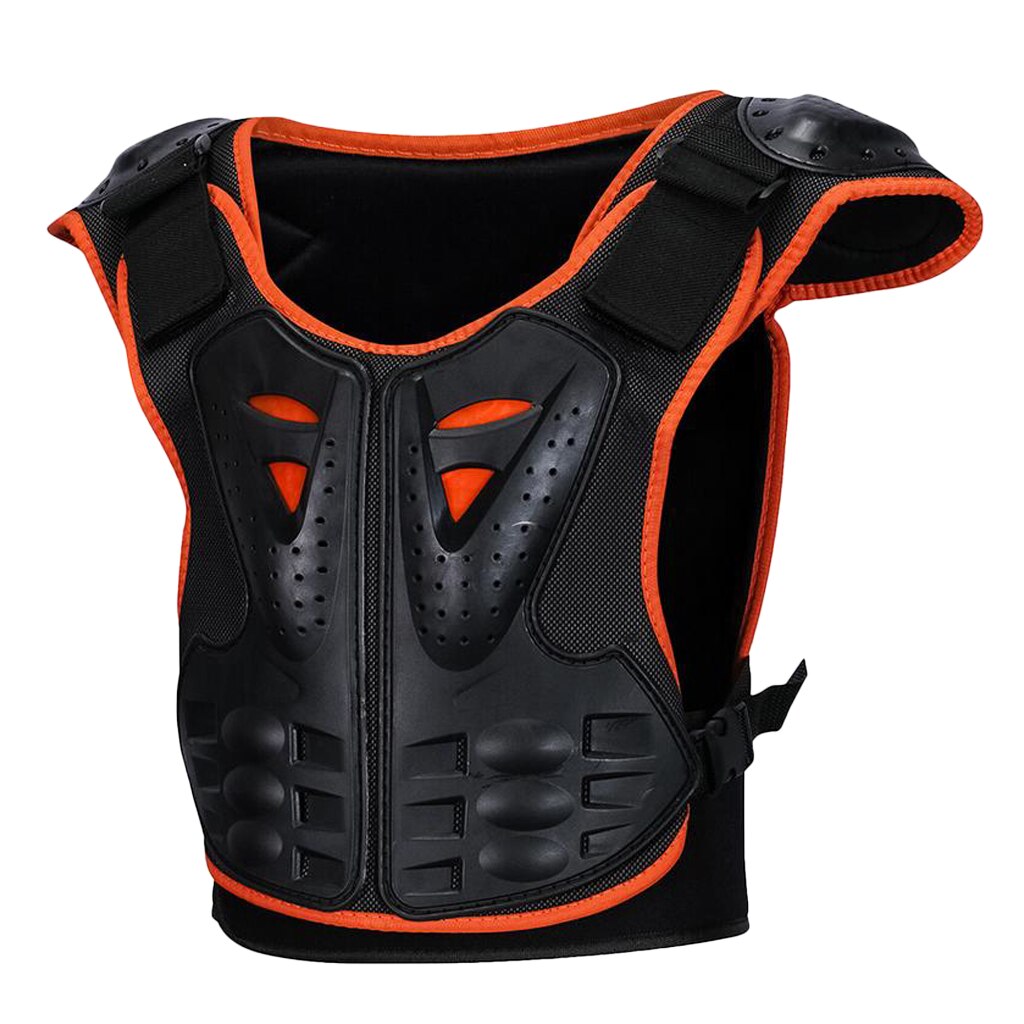Børnebeskyttelsesanordning hele kroppen brystrygsøjlebeskytter vest beskyttelse til dirtbike motocross skiløb snowboarding