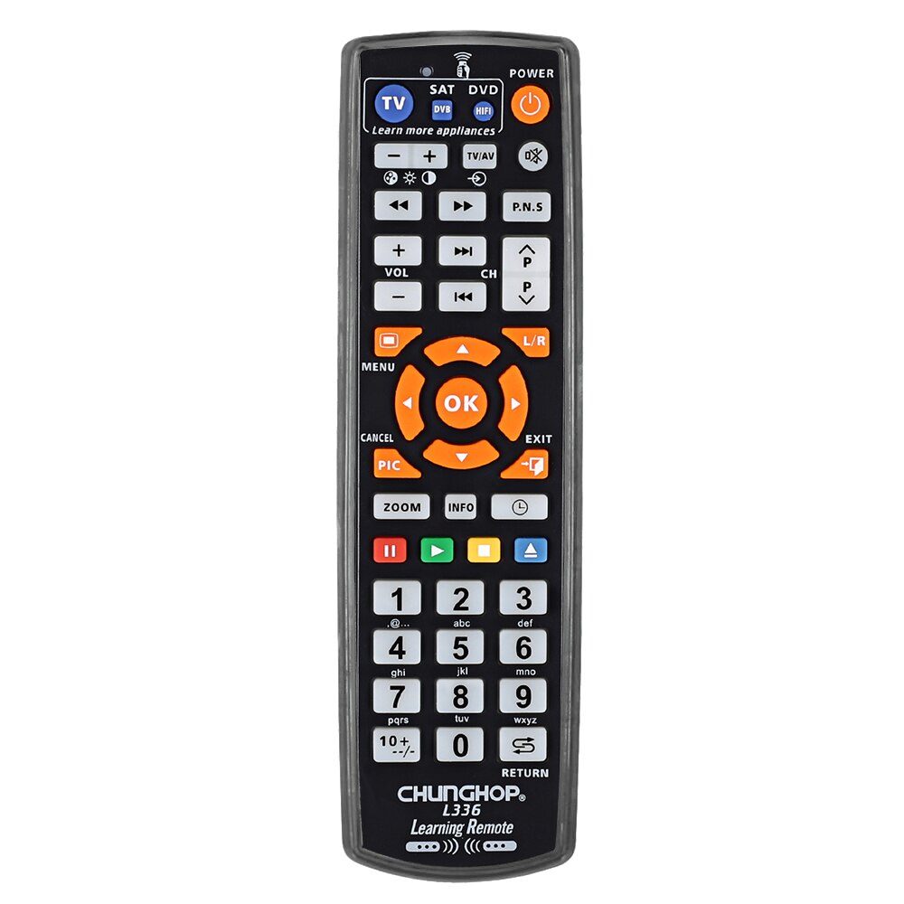 Universal Smart IR Remote Control IR with Learn function For TV CBL DVD SAT HIFI BOX CHUNGHOP Original L336 3in1