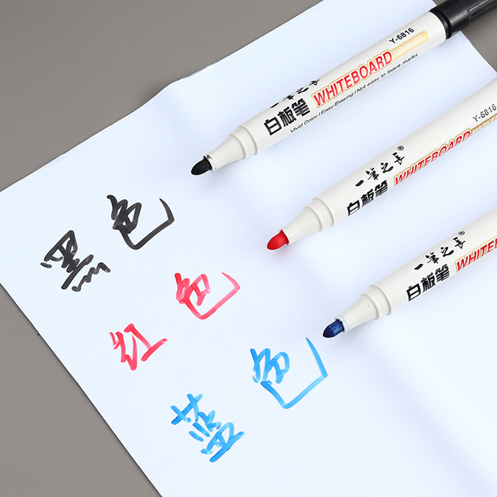 10 stücke Löschbaren Whiteboard Marker Stift Tafel Marker Kreide Glas Büro Schule Kunst Marker Schreibwaren Weiß Gremium Marker