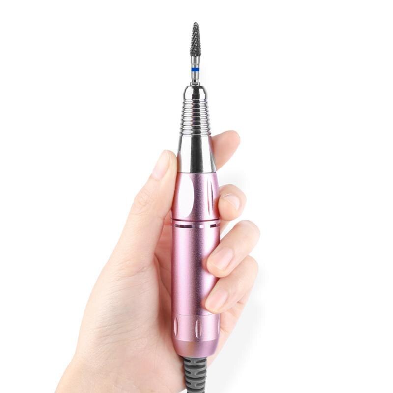 Taladro eléctrico para uñas, máquina de manicura con cabezal de pulido, pulidor de uñas portátil, Mini bolígrafo eléctrico, pulidor de uñas, pulido de uñas