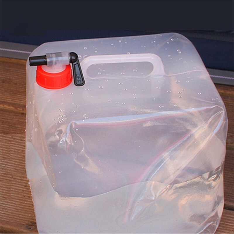 10L/20L Collapsible Water Container Emergency Water Storage Bag Outdoor Survival R3ME
