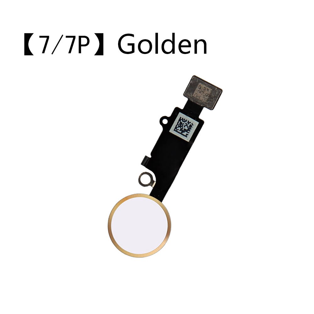 Home Button Flex Cable For iPhone 5 S 5S SE 6 6Plus 6s Plus 7 7Plus 7P Home Return Button Flex Cable Assembly: i7 i7P Golden