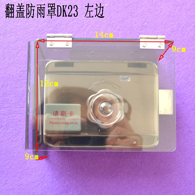 Electric Control Lock Outdoor Rain Cover Security Intercom Villa Doorbell Host Access Control Machine Waterproof Cover: Army Green