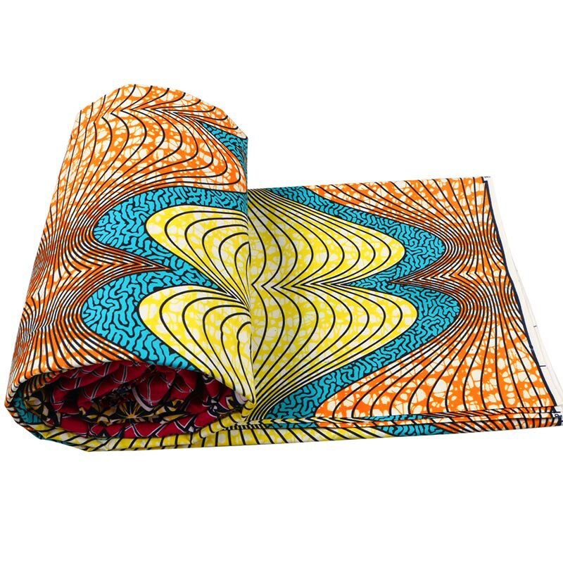Tela africana nueva tela de impresión de ghana para el tejido del vestido de boda tela de cera de Holanda
