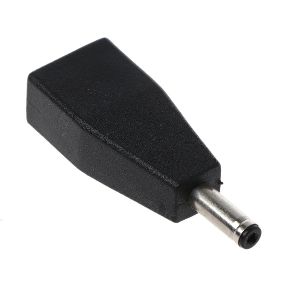 Micro USB Female To DC 3.5x1.35mm Male Plug Jack Converter Adapter Charge For USB HUB LED Light Fan